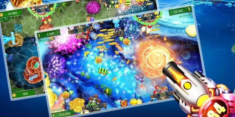 Bắn cá tiên: Sân chơi đại dương rực rỡ sắc màu hấp dẫn 1 Game sở hữu giao diện mãn nhãn, hiệu ứng mượt mà